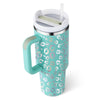 40oz Insulated Tumbler with Handle & Straw – Stainless Steel Travel Mu |Temperature Control, Durability, Convenience, Style