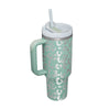 40oz Insulated Tumbler with Handle & Straw – Stainless Steel Travel Mu |Temperature Control, Durability, Convenience, Style