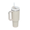 40oz Insulated Tumbler with Handle & Straw – Stainless Steel Travel Mu |Temperature Control, Durability, Convenience, Style