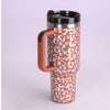 40oz Insulated Tumbler with Handle & Straw – Stainless Steel Travel Mu |Temperature Control, Durability, Convenience, Style