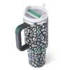 40oz Insulated Tumbler with Handle & Straw – Stainless Steel Travel Mu |Temperature Control, Durability, Convenience, Style