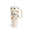 40oz Insulated Tumbler with Handle & Straw – Stainless Steel Travel Mu |Temperature Control, Durability, Convenience, Style