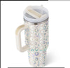 40oz Insulated Tumbler with Handle & Straw – Stainless Steel Travel Mu |Temperature Control, Durability, Convenience, Style