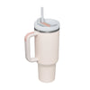 40oz Insulated Tumbler with Handle & Straw – Stainless Steel Travel Mu |Temperature Control, Durability, Convenience, Style