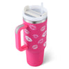40oz Insulated Tumbler with Handle & Straw – Stainless Steel Travel Mu |Temperature Control, Durability, Convenience, Style
