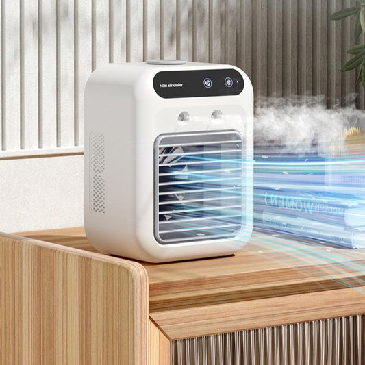 Portable air conditioner and water cooling fan for room, office, or car use
