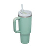 40oz Insulated Tumbler with Handle & Straw – Stainless Steel Travel Mu |Temperature Control, Durability, Convenience, Style